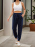 Damen Fleece Thermo Jogginghose | Warme Winterhose mit Taschen